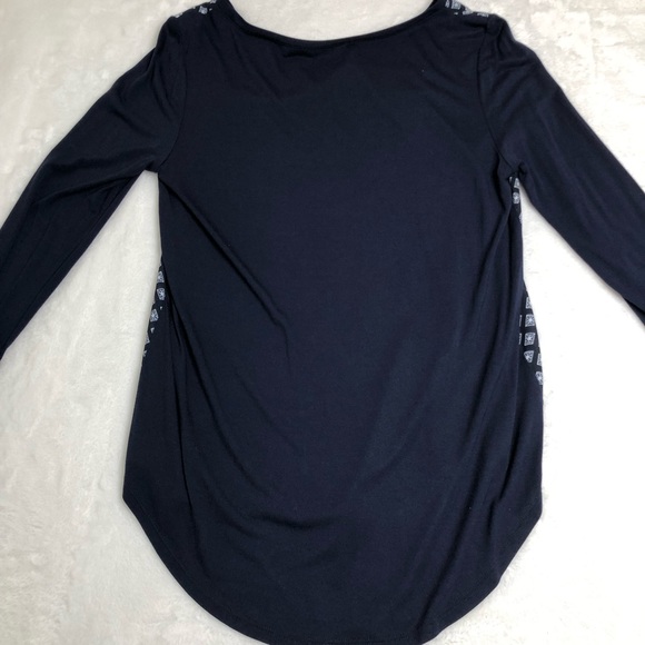 Loft Outlet Navy Blue Top, Size S - Picture 2 of 6